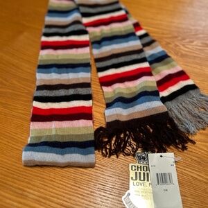 Juicy Couture Cashmere Striped Scarf New with Tags